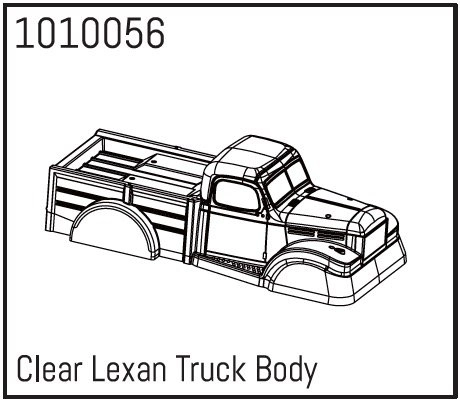 HBP240105 - (1010056) Power Wagon PC Body (unpainted) - PRO/EVO 1:18