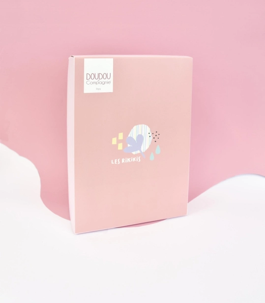Doudou Plyšová mucholapka Ružová žirafa 19 cm