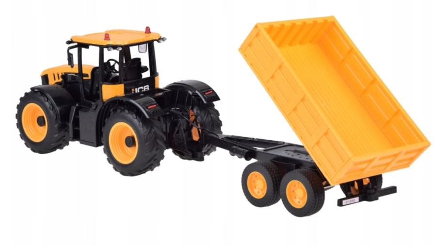 RC vozík za traktor, žlutá