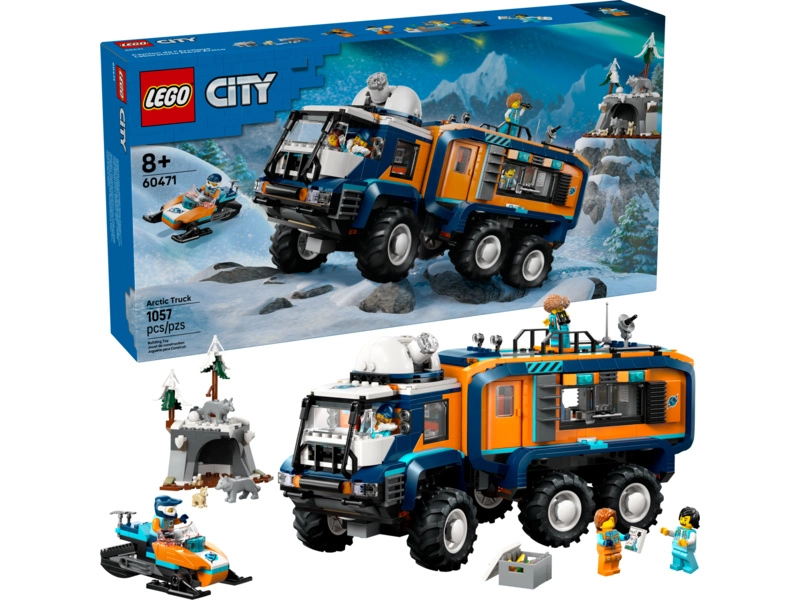 LEGO City - Nákladné auto a laboratórium arktických bádateľov