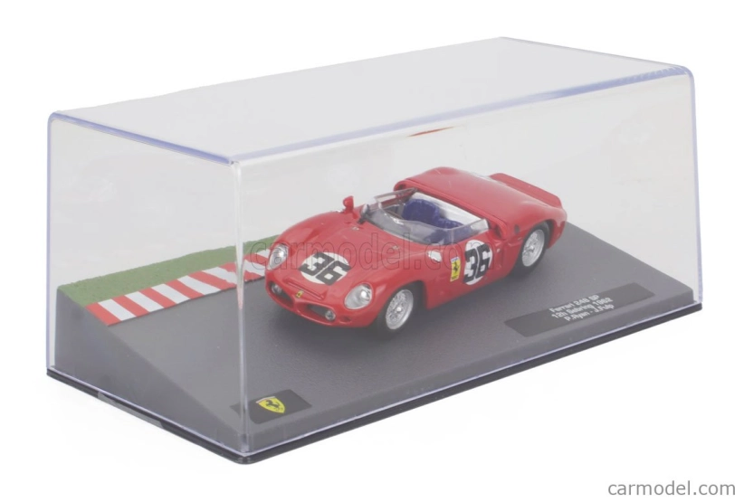 Edicola Ferrari 248sp Spider Team N.a.r.t. N 36 12h Sebring 1962 Peter Ryan - John Fulp 1:43 Červená