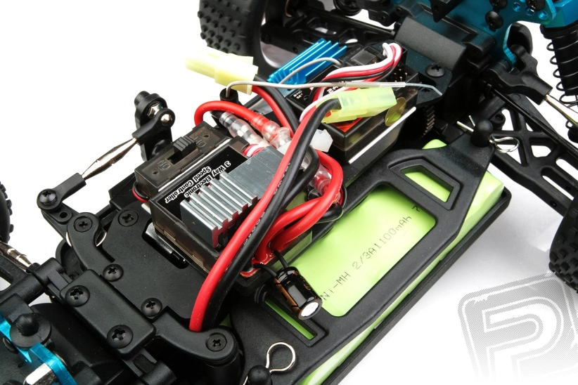 RC AUTO HIMOTO BUGGY 1:16, ČERVENÁ