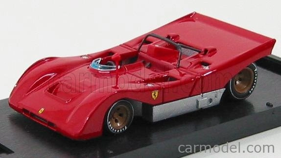 Brumm Ferrari 312 Pb Prototipo 1971 1:43 Červená