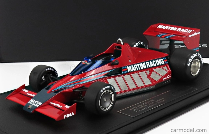 Gp-replicas Brabham F1 Bt46 Alfa Romeo Prototype Martini Racing N 0 1977 1:18, červená