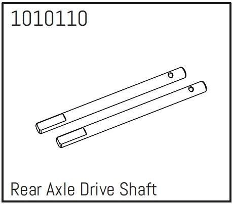 HBP240242 - (1010110) Rear Axle Drive Shaft - PRO Crawler 1:18 (2)
