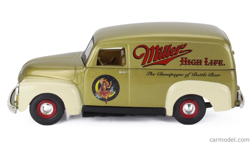 Autoworld GMC Dodávka s figúrkou Millera 1951 1:24 Zlato