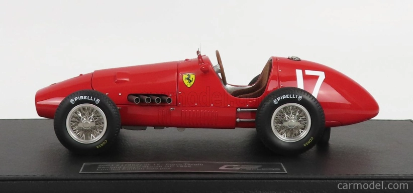 Repliky Ferrari F1 500 F2 Scuderia Ferrari N 17 2nd British Gp 1952 Piero Taruffi 1:18 Red