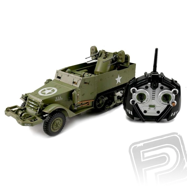 RC M16 Polopásové kolesové vozidlo 1/16