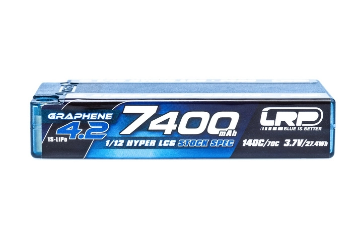 LRP 1/12 Hyper LCG StockSpec GRAPHENE-4.2 7400mAh Hardcase batéria - 3,7V - 140C/70C