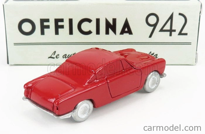 Officina-942 Fiat 1100 Tv Coupe Pininfarina 1955 1:76 Červená farba