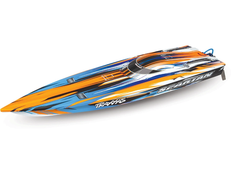 RC loď Traxxas Spartan TQi RTR, červená