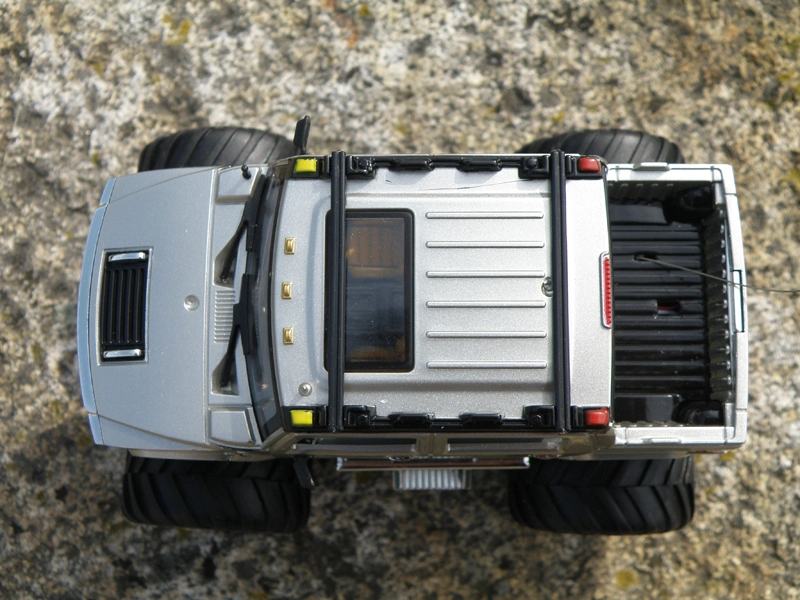 Mini RC Monster Truck, strieborná