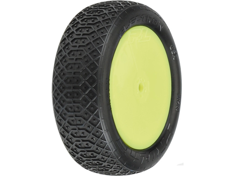 Kolesá Pro-Line 2,2", pneumatiky Electron MC 2WD Buggy, disk Velocity H12 žltý - predné (2)