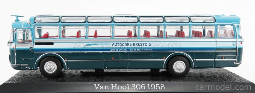 Edicola Van hool 306 Autobus 1958 - Damage Display Box 1:72 2 Tóny Modré