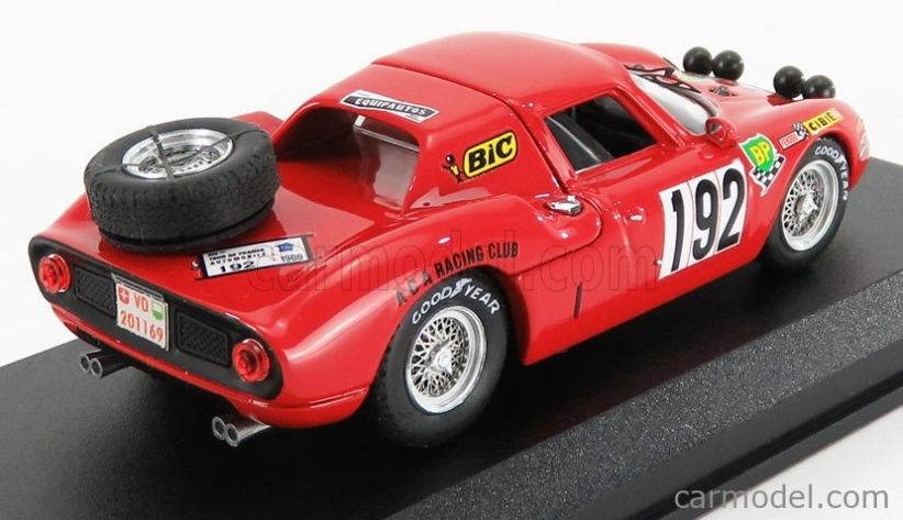 Best-model Ferrari 250lm N 192 Tour De France 1969 Rouget - Depret 1:43 Red