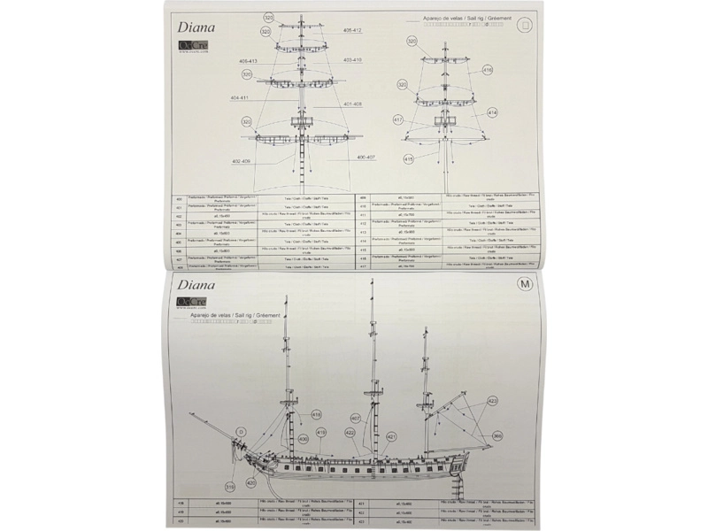OCCRE Diana 1:85 kit