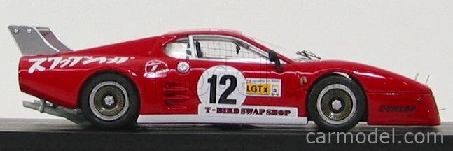 Najlepší model Ferrari 512bb Lm N 12 Fuji 1982 Henn - Henn 1:43 Red
