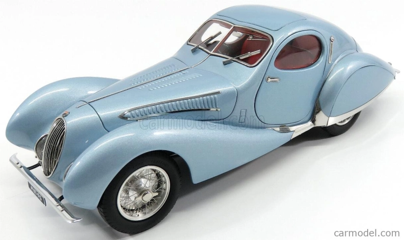 Cmc Talbot lago T150 Coupe C-ss Teardrop Figoni & Falaschi 1937 1:18 Světle Modrá Met