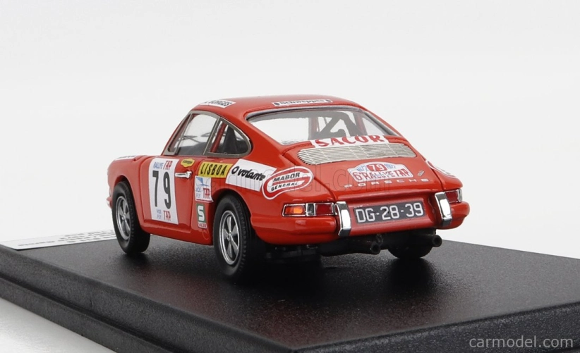 Trofeu Porsche 911s Coupe N 79 Rally Tap 1972 A.borges - P.garcia 1:43 Červená