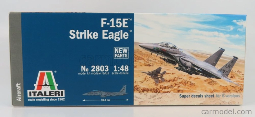 Italeri Mcdonnel douglas F-15e Strike Eagle Caccia Military Airplane 1988 1:48 /