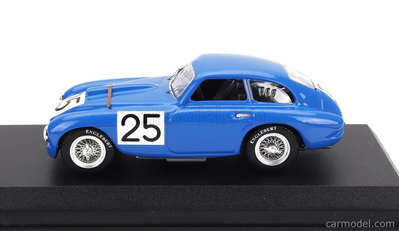 Umelecký model Ferrari 195s 2.3l V12 Touring Berlinetta Team Luigi Chinetti N 25 24h Le Mans 1950 Raymond Sommer - Dorino Serafini 1:43 Modrá