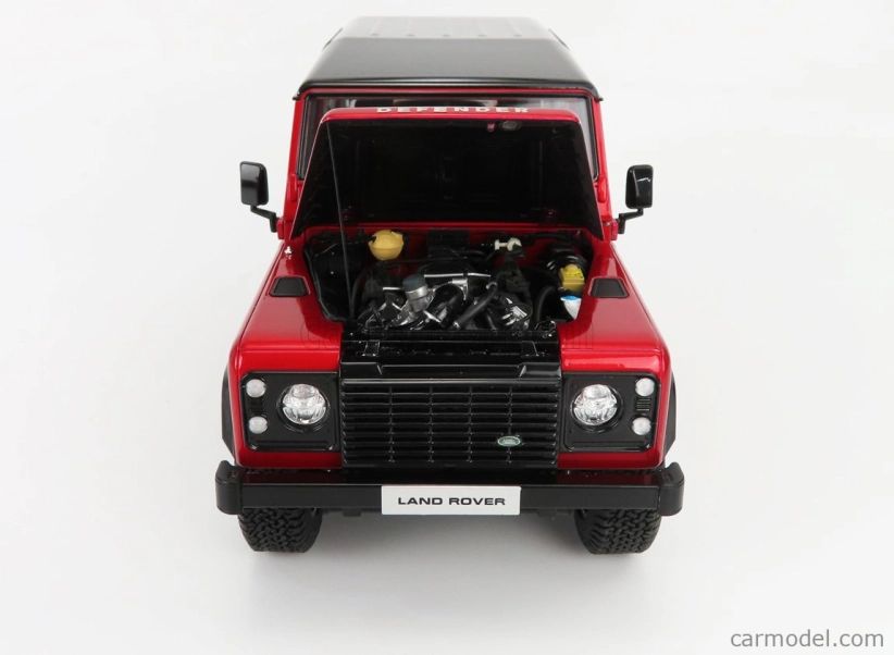 Lcd-model Land rover Defender 90 Works V8 70th Edition 2018 1:18 Red