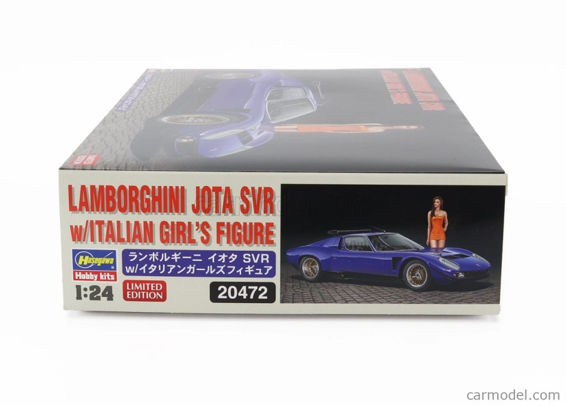 Hasegawa Lamborghini Jota Jota Svr s figúrkou dievčaťa 1970 1:24 /