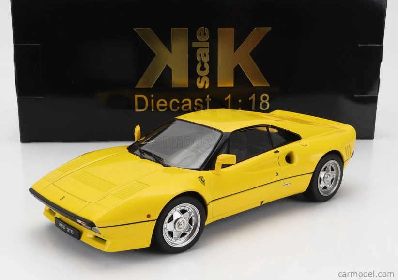 Ferrari 288 Gto 1984 v mierke 1:18 žltá
