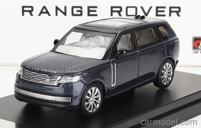 LCD model Land rover Range Rover 2022 1:64 Modrá