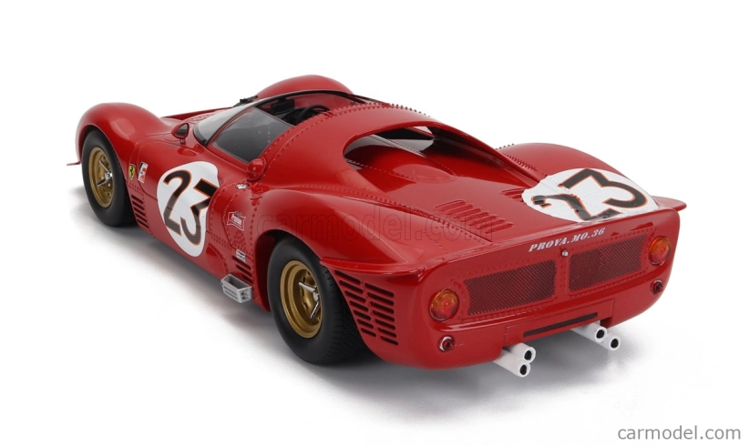 Werk83 Ferrari 330 P3 4.0l V12 Spider Team Ferrari Spa Sefac N 23 Winner 24h Daytona 1967 Lorenzo Bandini - Chris Amon 1:18 Red