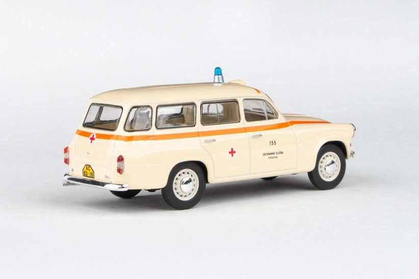 Abrex Škoda 1202 (1964) 1:43 – sanitka – ZS Praha 155