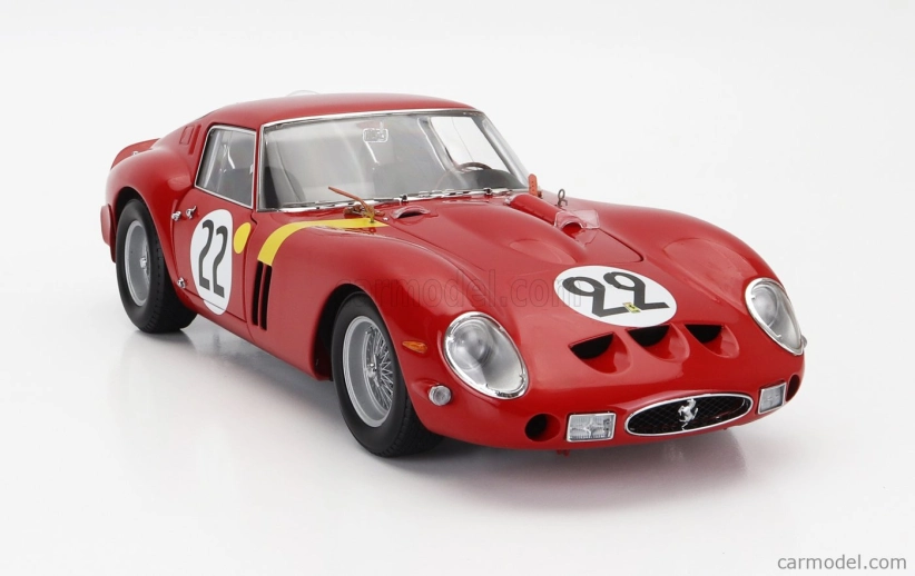 Kyosho Ferrari 250 Gto 3.0l V12 Team Equipe Nationale Belge N 22 1:18, červená