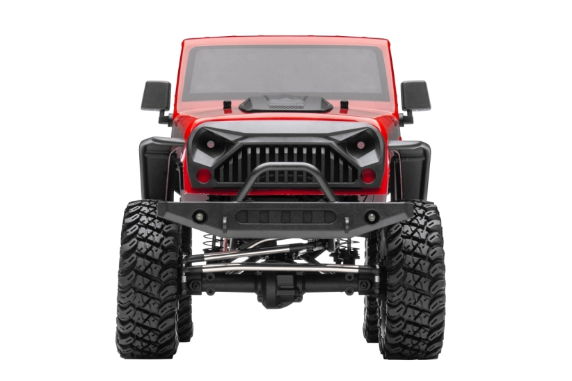 RC crawler CREW 4X, červená