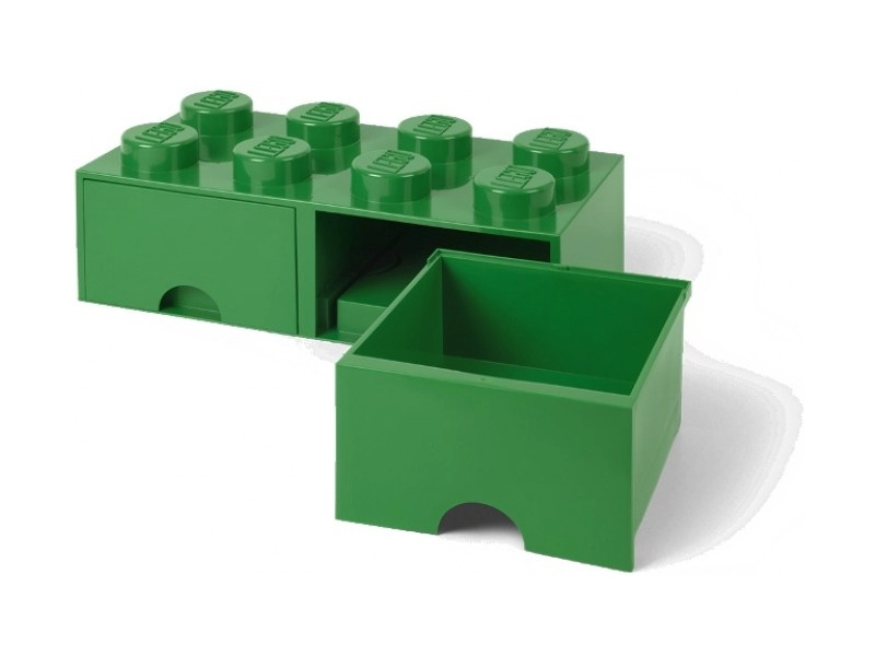 LEGO úložný box s šuplíky 250x500x180mm - modrý