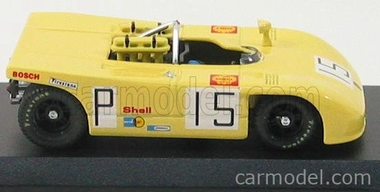 Najlepší model Porsche 908/3 N 15 Nurburgring 1970 Herrmann - Attwood 1:43 Yellow