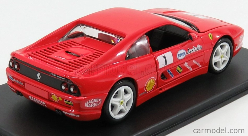 Edicola Ferrari F355 Challenge N 1 1995 - Con Vetrina - S vitrínou 1:24 červená