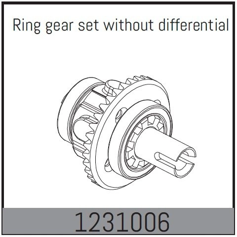 1231006 - Ring Gear Set (w/o diff.) - CR3.4eco
