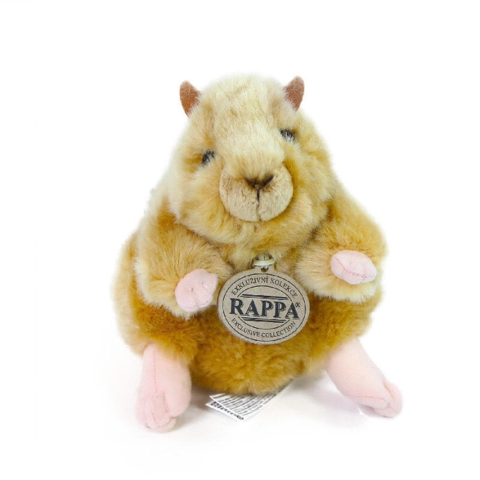 Rappa Plyšový škrečok zlatý 16 cm ECO-FRIENDLY