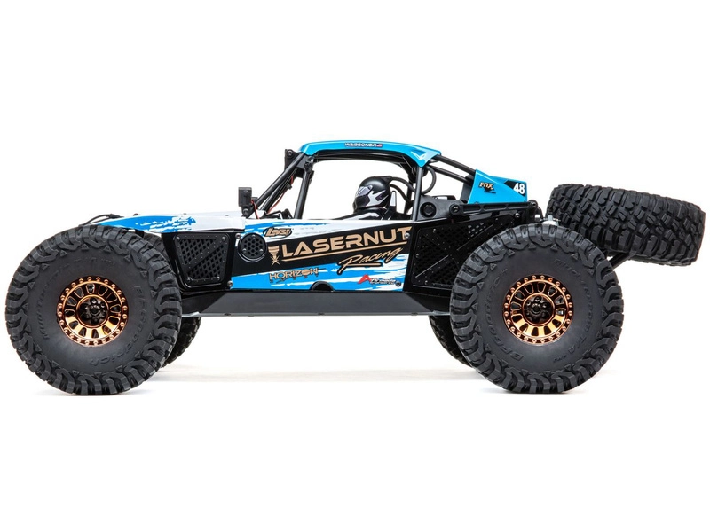 RC auto Losi Lasernut U4 1:10 4WD Smart RTR, modrá