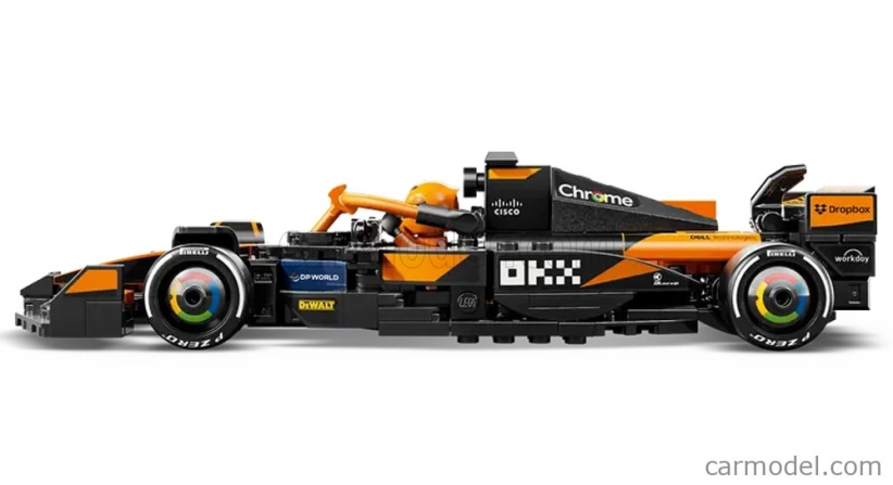 Lego Mclaren Lego Speed Champion - F1 Mcl38 Team Mclaren Season 2024 Lando Norris - 269 Pezzi - 269 Pcs Orange