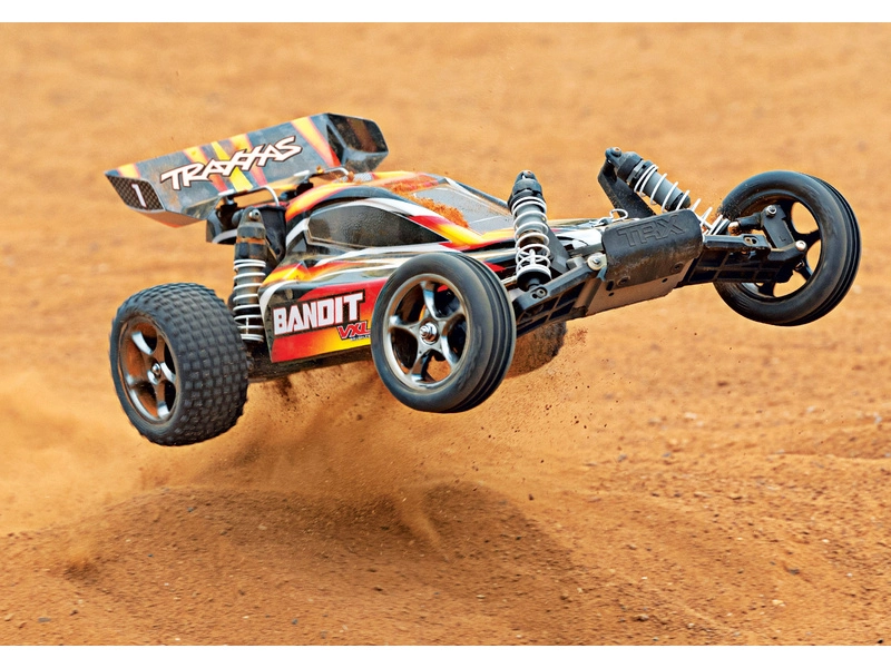 RC auto Traxxas Bandit 1:10 VXL TQi, modrozelená