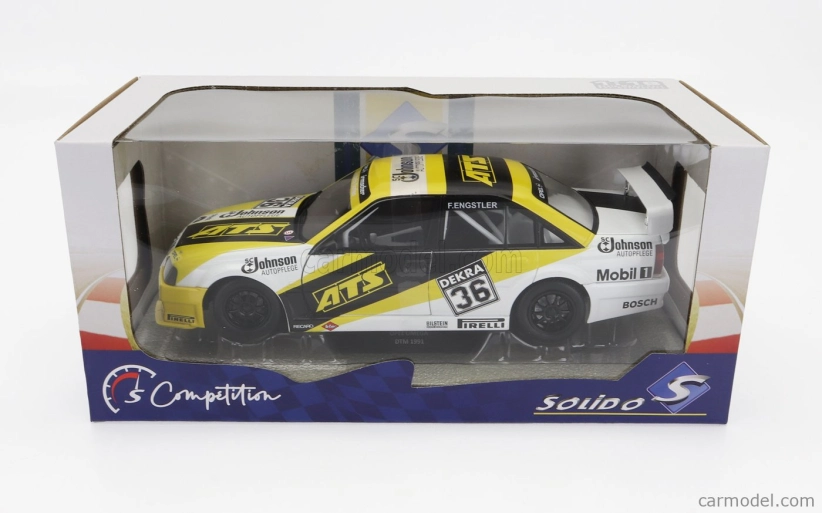 Solido Opel Omega Evo 500 Team Irmscher N 36 Sezóna Dtm 1991 F.engstler 1:18 Žltá čierna