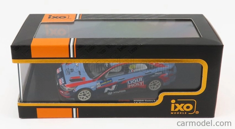 Ixo-models Hyundai Elantra N Tcr Team Liqui Moly N 69 Wtcr Nemecko 2021 J.k.vernay 1:43 Light Blue Red