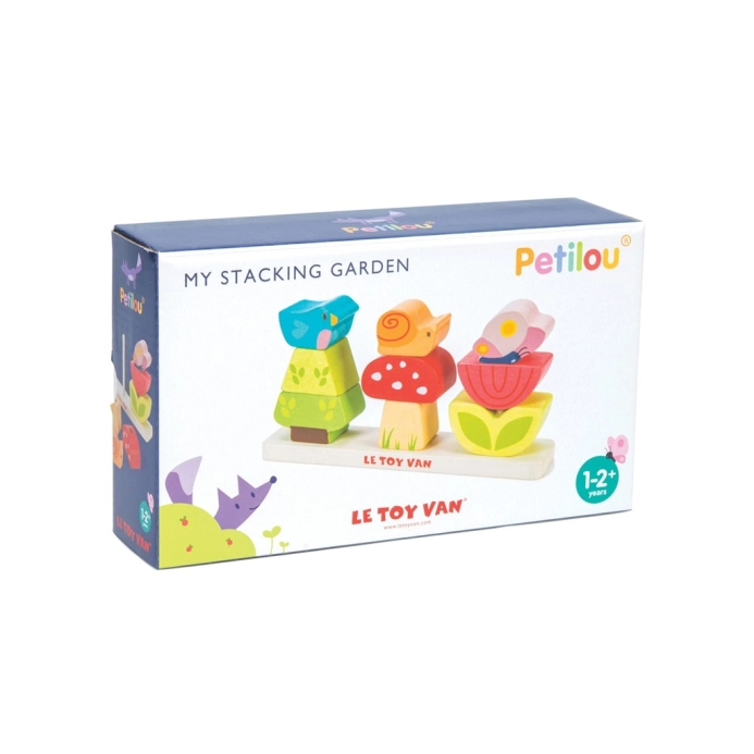 Le Toy Van Petilou Nasazovací kostky Veselá zahrádka - poškozený obal
