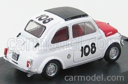 Brumm Fiat 500 595 Abarth N 108 1:43, bílá
