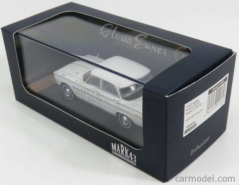 Mark43 Nissan Prince Gloria Super 6 (s41d) 1962 1:43 Cashmere Gray
