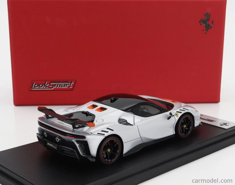 Looksmart Ferrari Sf90 Xx Stradale 2024 1:43 Bianco Artico - Biela oranžová čierna