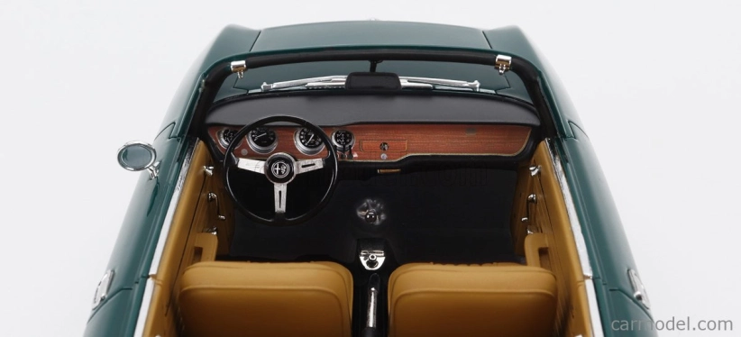 Mitica Alfa romeo Giulia 1600 Gtc Cabriolet Otvorené 1964 - Interiér Cinghiale 1:18 Verde Pino 216 - Zelená