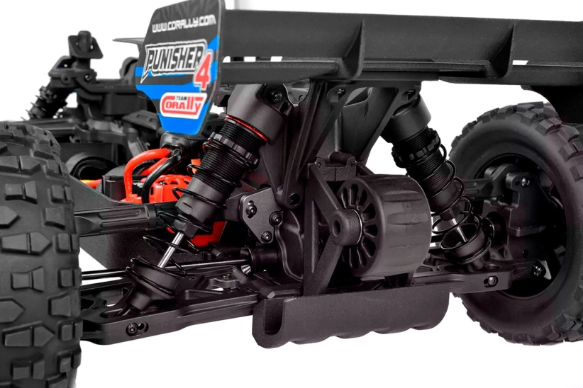 RC auto PUNISHER-4 Monster Truck 4WD 3-4S RTR, modrá