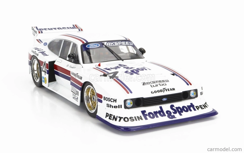 Werk83 Ford england Capri Turbo Gr.5 Zakspeed N 4 Drm 1982 Lili Reisenbichler 1:18 Biela červená modrá